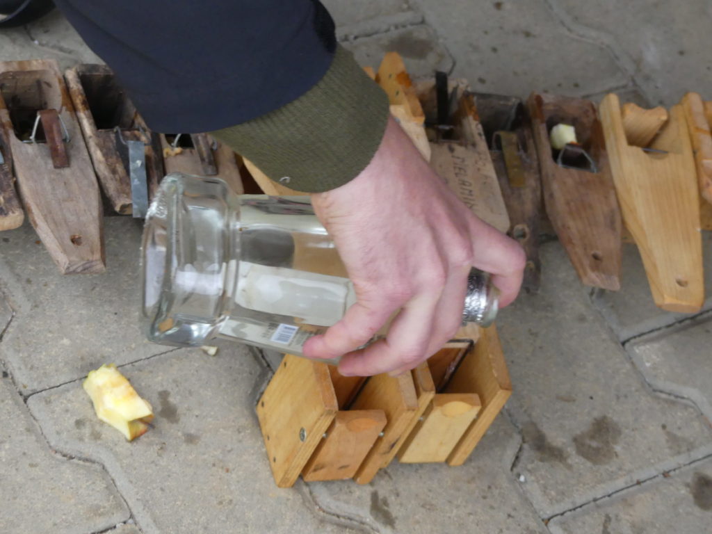 liquid addition to the bait for a dormouse box trap