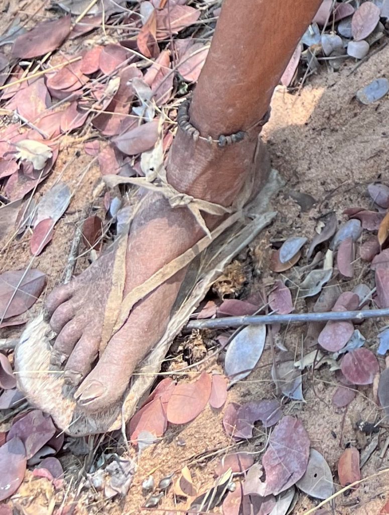 hiking footwear of Ju/'hoansi
