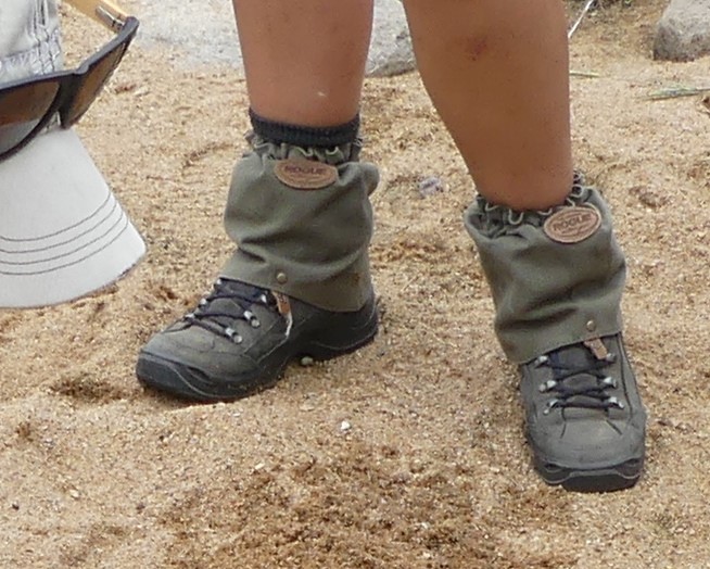 Alpine style boots are not suitable as safari footwear