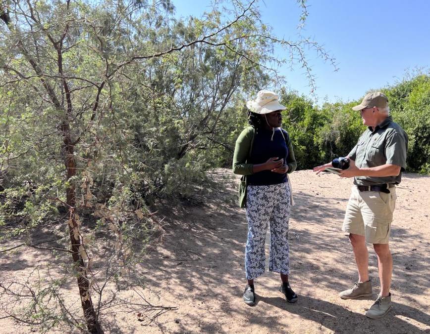 Discussion at Gobabeb Namib research station