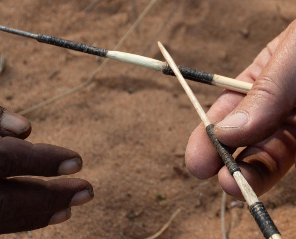 Contemporary arrow heads can be either made from metal or bone