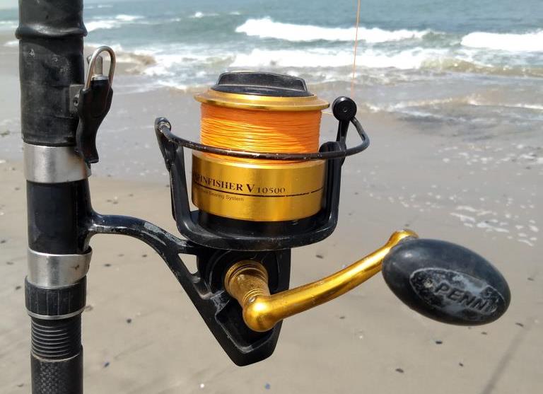 Penn Spinfisher V 10500 reel. A time-tested reliable reel for shark fishing in Namibia