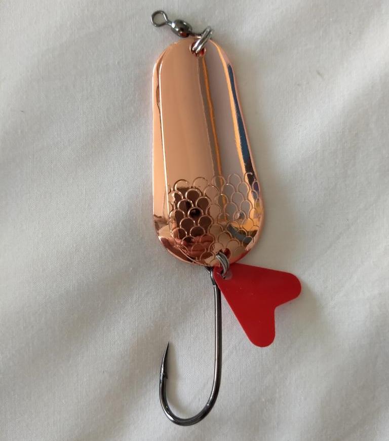Double Tigerfish spoon in copper color