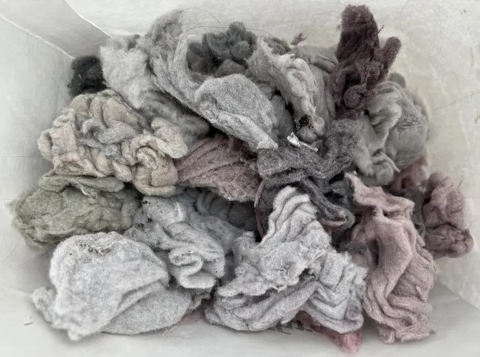 Lint from a tumble dryer