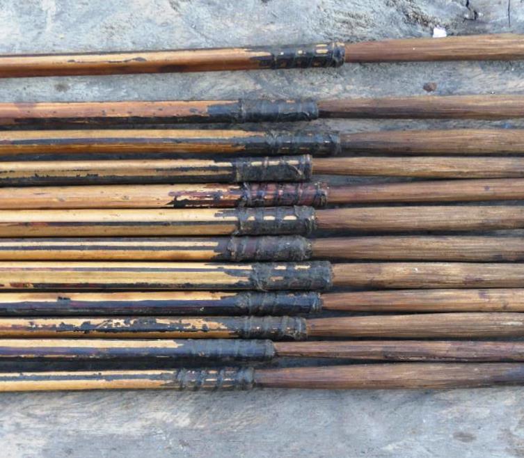 Connection between Bamboo shaft and  tip of Mentawai hunting arrows