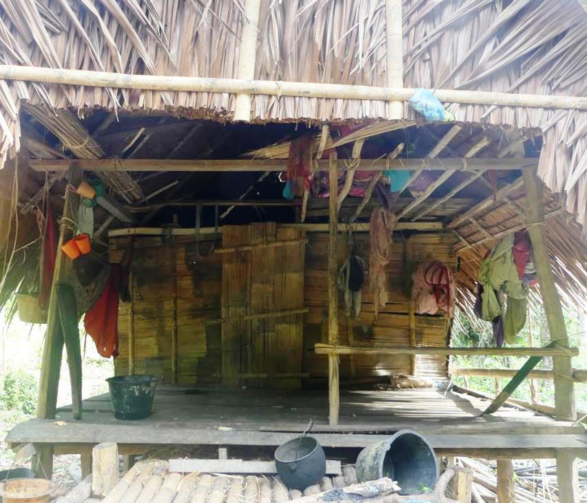 Deck of a Mentawai hut