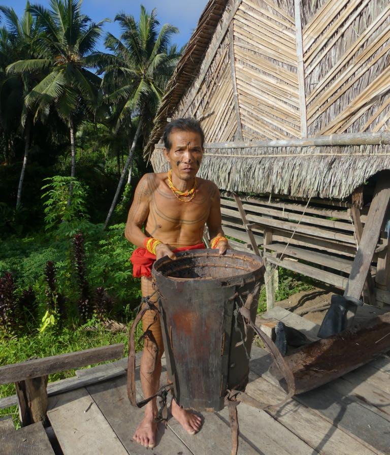 Mentawai carrying basket
