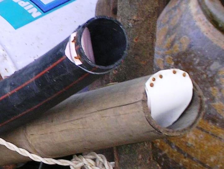 Different trapping tubes for catching eels