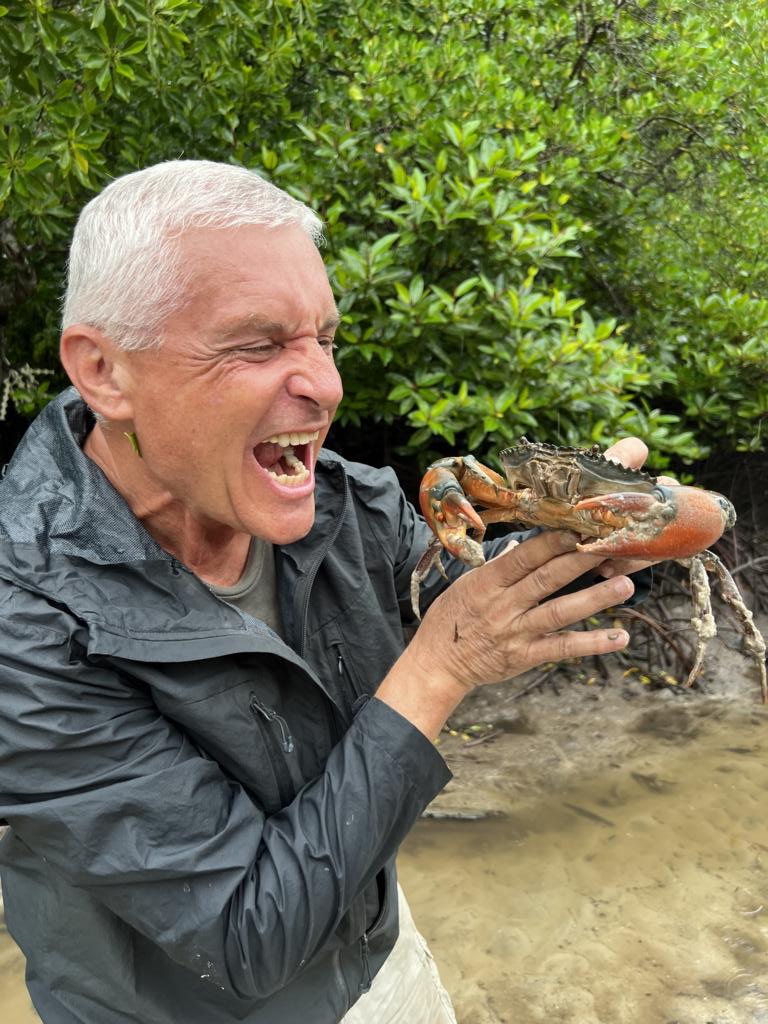 Big mud crab caught by Kurt Hoelzl