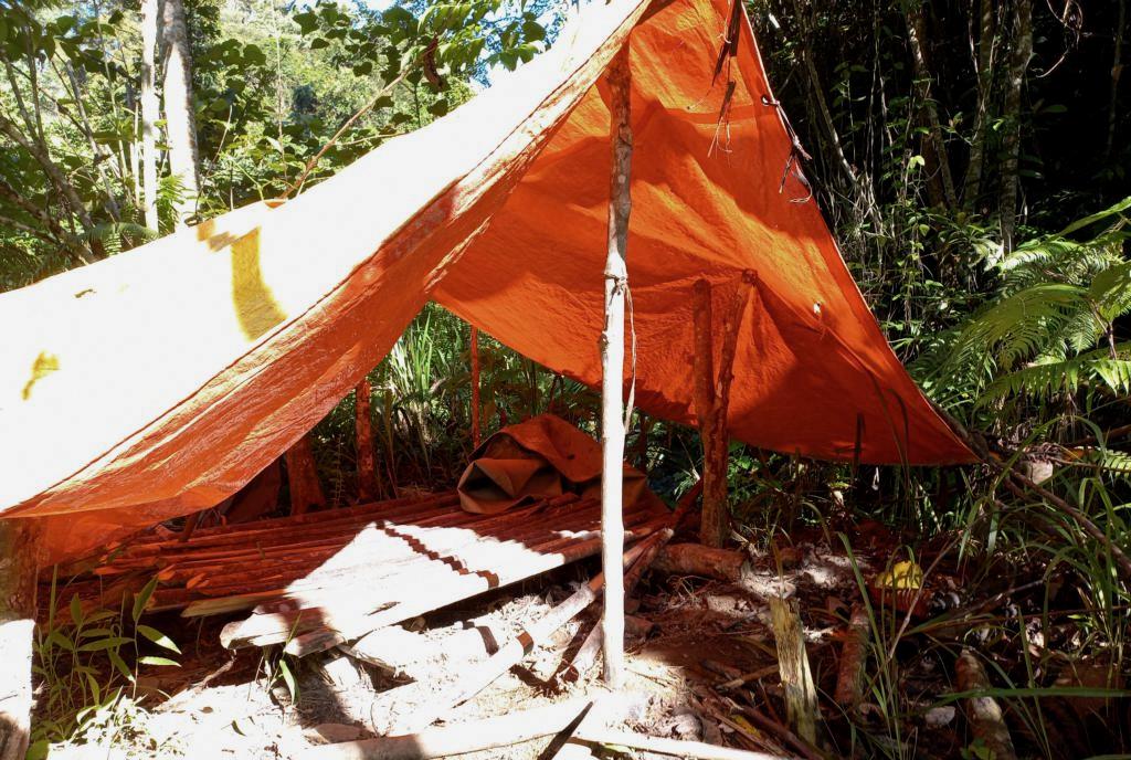 Details of Orang Rimba temporary shelter