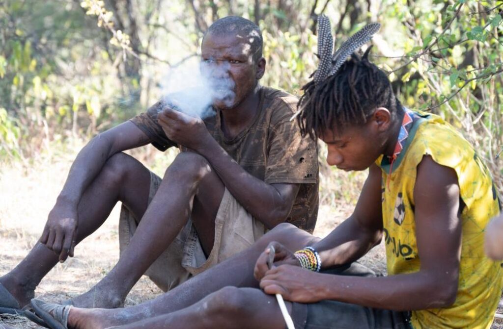 Hadza smoking pipe