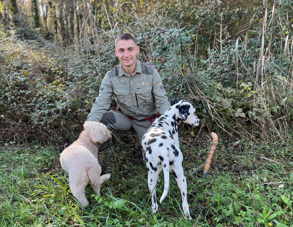 The White truffle hunting team of Karlic Tartufi