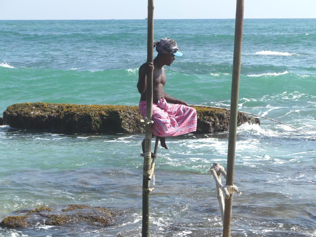 Stilt fishing