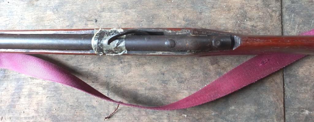 Covering the firing hole with a plastic cover