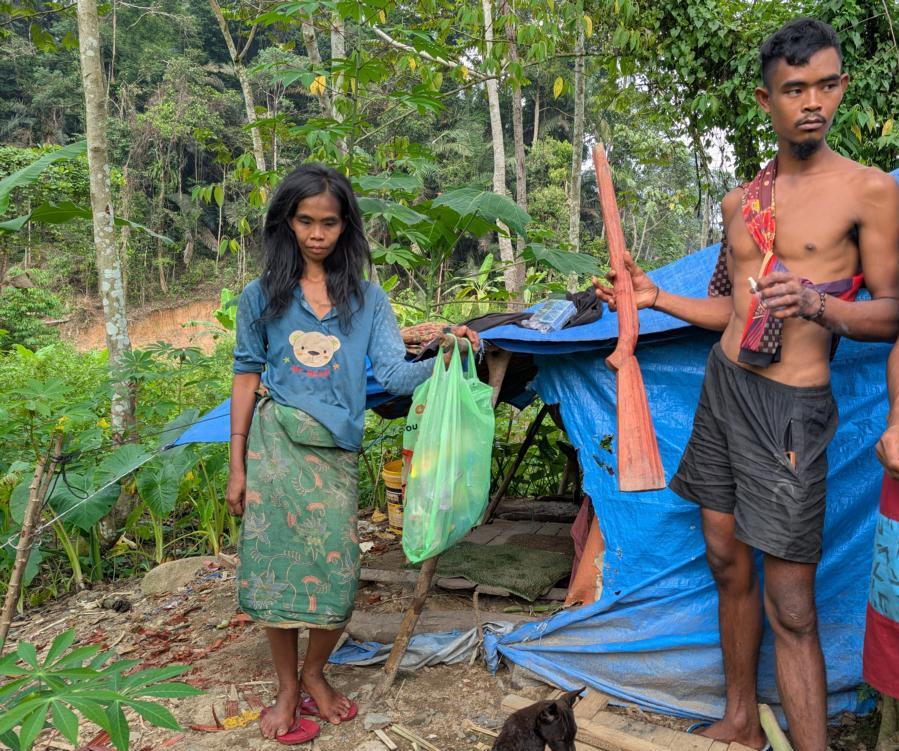 A new stock of an improvised musket