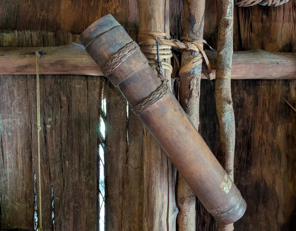 Blowpipe dart quiver of the Iban people.