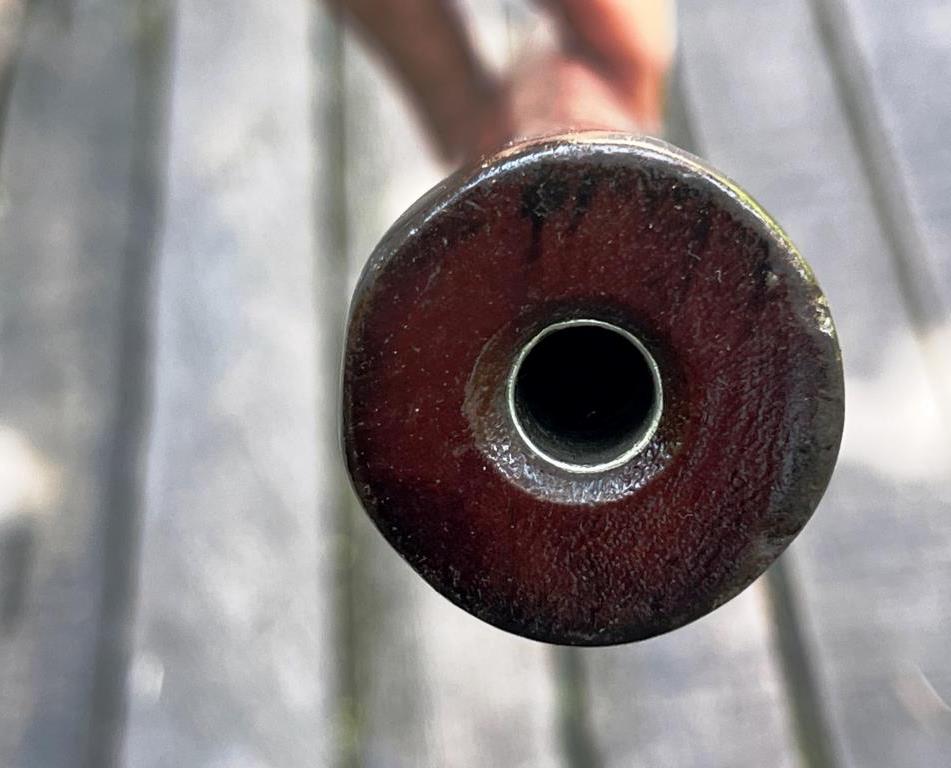 Mouthpiece of modern Borneo blowpipes