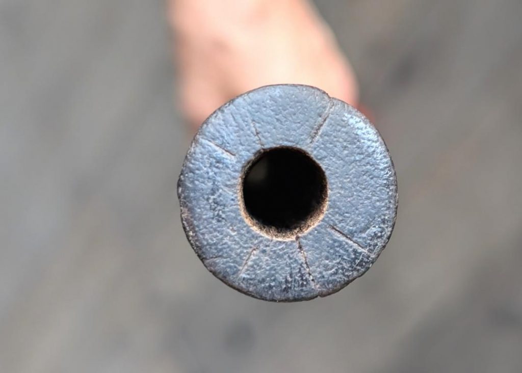 Typical mouthpieces of traditional Borneo blowpipes